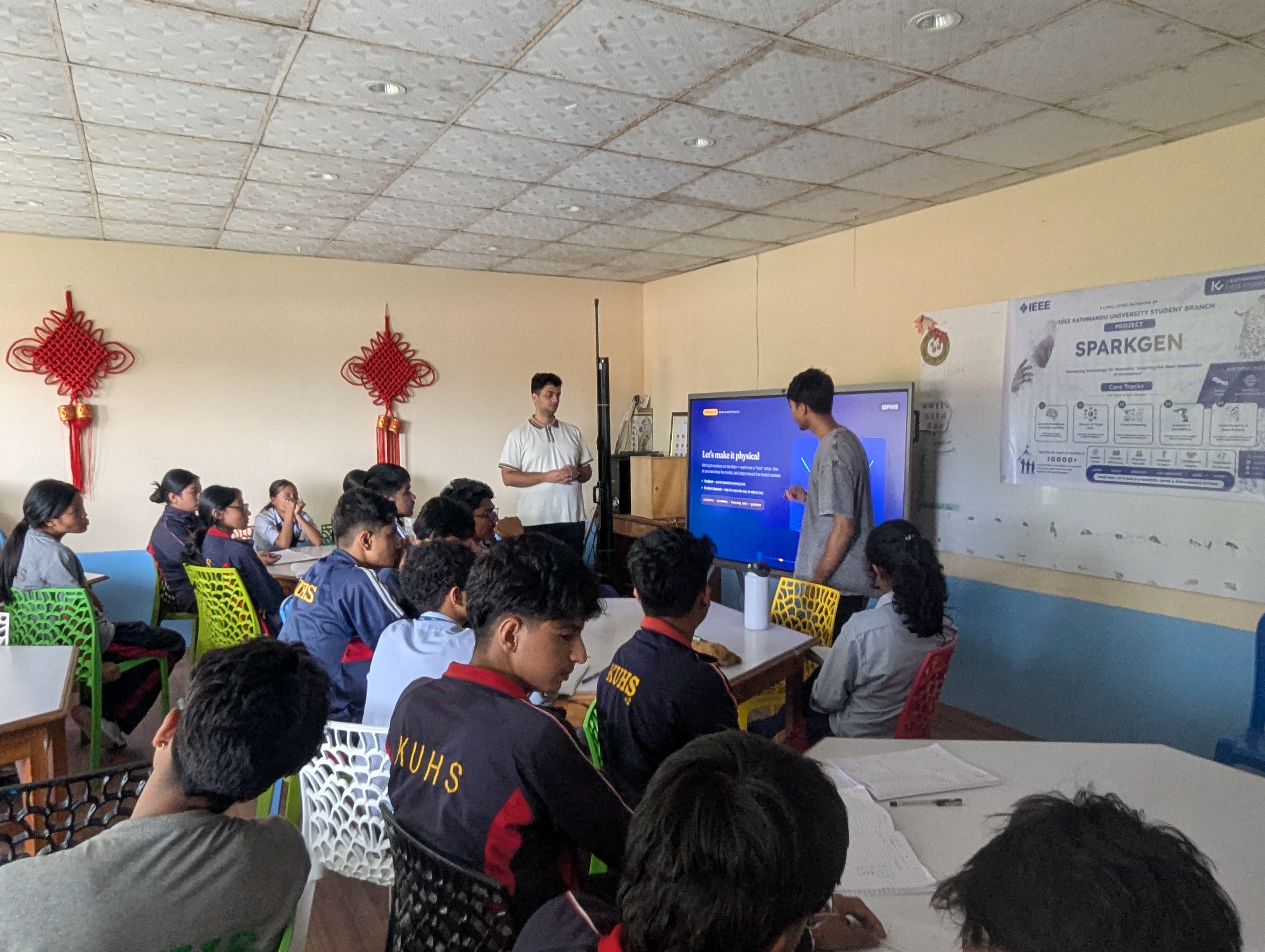 SparkGen at KUHS: Inspiring the Next Generation of Innovators photo